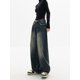 thumbnail image 4 of Pantalones vaqueros de cintura alta para mujer, ropa de calle estilo Harajuku Vintage BF, holgados, a la moda, de pierna ancha, 4 of 4