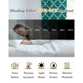 thumbnail image 5 of Teal Green Morocco Blackout Curtains 90 Inches Length, Farm Country Moroccan Geometric Plaid Window Treatment Thermal Insulated Drapes for Bedroom Living Room 2 Panels 104x90 Inches, 5 of 8