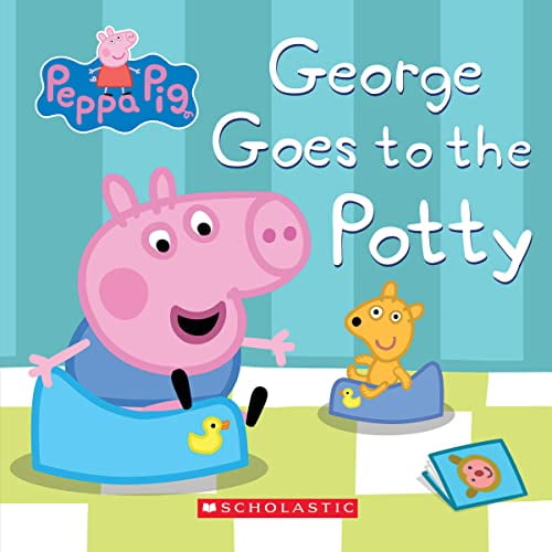 Pre-Owned Peppa Pig: George Goes to the Potty, 9781338819267, 1338819267, Paperback, Media tie-in edition