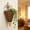 A14 B 11.8"x5.9", variant on 1Pcs Rattan Hanging Planter Basket, Farmhouse Cone Flower Pot Rustic Weave Herb Orchid Holder, Artificial Violet Flower Wall Basket for Garden Home Decoration