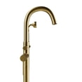 thumbnail image 5 of Castello USA Inc Neptune Brass Tub Filler w/Drift Handheld Shower in Gold, 5 of 8