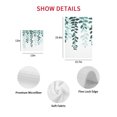 thumbnail image 7 of Teal Ombre Botanical Kitchen Dish Towels for Drying Dishes Set of 4, Watercolor Pastoral Leaf Waffle Weave Microfiber Hand Tea Bathroom Towels Quick Dry & Absorbent Towel 12x12, 7 of 7