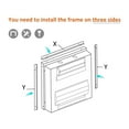 thumbnail image 4 of HOMCOM Electric Fireplace Insert for Wood Cabinets with Realistic Flame Effect and Automatic Shut-Off, Black, 4 of 9
