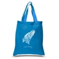 thumbnail image 1 of LA Pop Art Small Word Art Tote Bag - Prayer Hands, 1 of 2