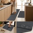 thumbnail image 7 of Anti Fatigue Kitchen Floor Mats Set of 2, Waterproof Kitchen Sink Runner Rug, Standing Mat Cushioned Kitchen Rugs, Comfort Doormat 16''x24''+16x47" (Gray-B), 7 of 7