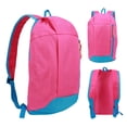 thumbnail image 2 of Nylon Bag, Long Service Life Sports Backpack, Soft Material For Working Camping Travel Hiking Pink, 2 of 8
