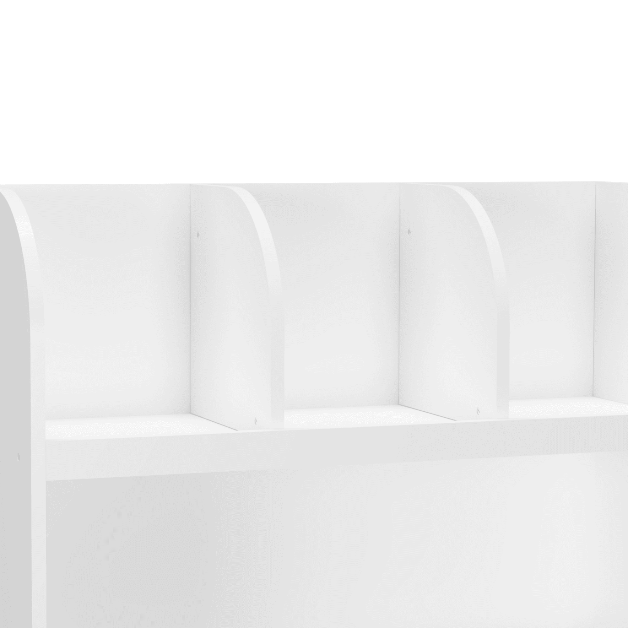 Kids Bookcase,Storage Book Shelf,Storage Display,Toy Organize with 4 Compartments for Living Room,Playroom,White