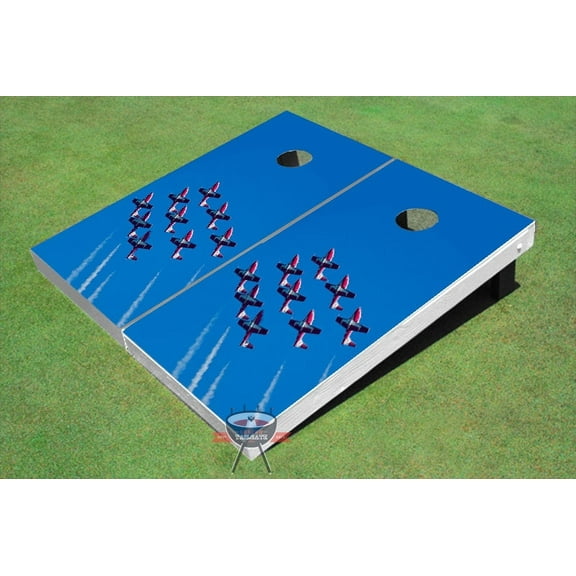 Jet Formation #2 Theme Cornhole Boards