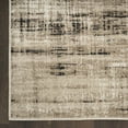 thumbnail image 5 of Nourison Washable Decor 5'3" x 7' Ivory Mocha Modern Indoor Rug, 5 of 9
