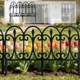 thumbnail image 4 of Plastic Garden Fence Picket Border Panel Lawn Edging Set For Flower Bed Yard Landscaping Outdoor Garden Divider Decor Pathway Tree Ring Fence Holiday Party Home Patio Courtyard Seasonal Garden Decor, 4 of 9