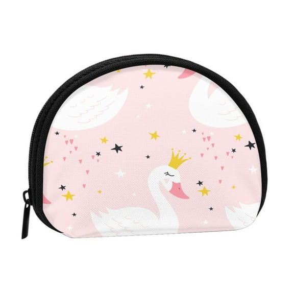 Women Coin Purse Girls Wallet Key Holder Outdoor Shopping Coins Wallet Change Storage Bag Shell Storage Bag Goose Princess Cute Cartoon