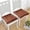 Brown, variant on Zmeidao Square Chair Cushion with Ties Ultra Soft Warm Floor Cushion Comfortable Floor Seat Pillows Cushion for Kitchen Dining Office Chair 17.7in