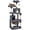 Dark Gray, variant on WSWJY Cat Tower, 70.5in Cat Tree for Indoor Cats, Multi-Level Climbing Tree w/Condo & Plush Perches, Large Cat Play House Scratching Post for Kitten Beige