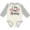 thumbnail image 3 of Inktastic I Love My Mommy- Hearts Boys or Girls Long Sleeve Baby Bodysuit, 3 of 5