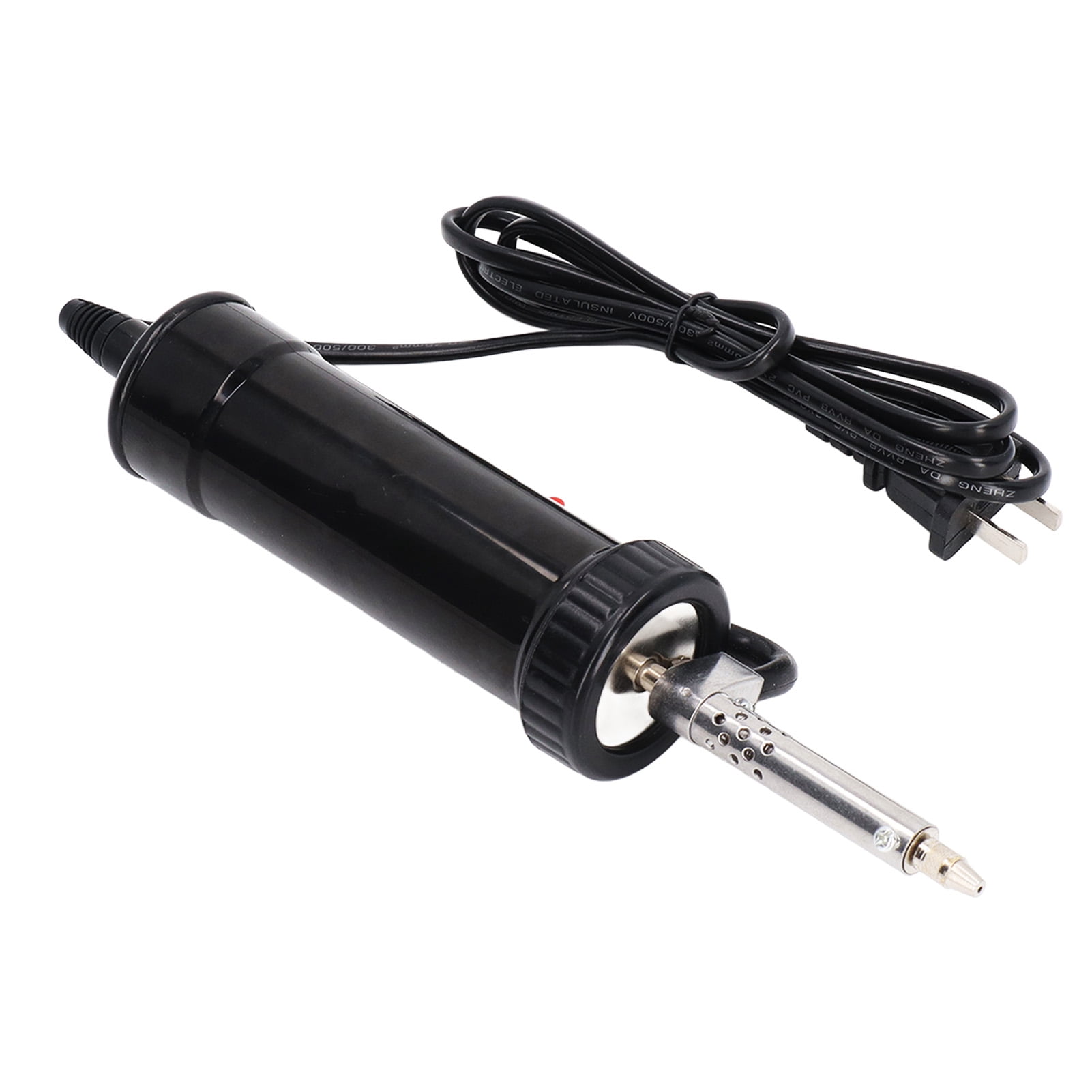 Riousery Automatic Solder Sucker 30W 110V Portable Electric Desoldering Gun Pump Electronic Soldering Iron Pen Repair and Rework Station Tool Kit with 3 Nozzles for Circuit Board Maintenance