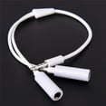 thumbnail image 4 of 3.5mm AUX Audio Mic Splitter Cable Earphone Headphone Adapter Male To Female AL, 4 of 6