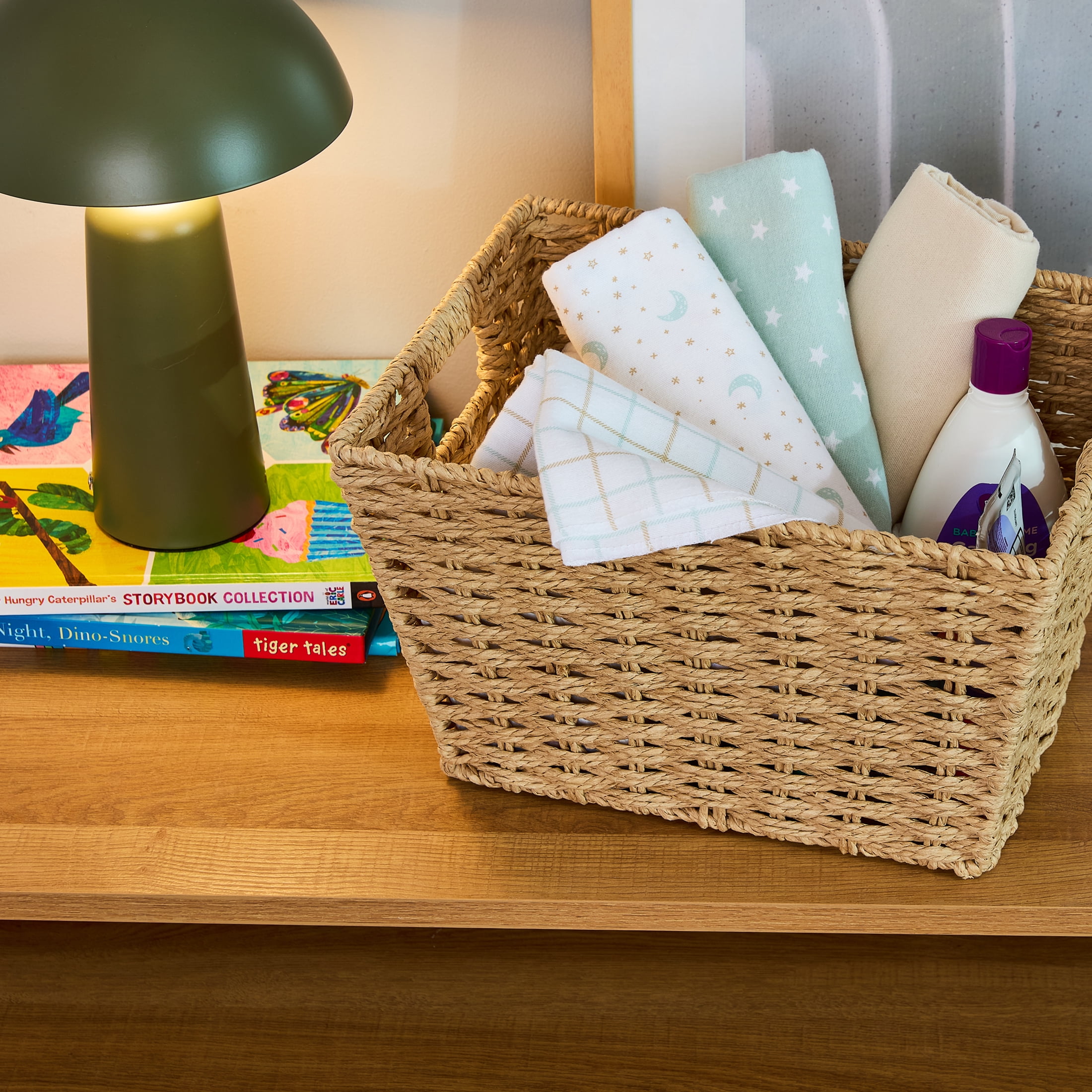 Parents Choice Star and Moon Cotton Flannel Receiving Blanke