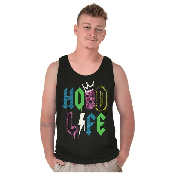 Urban Hood Life Ski Mask Crown Tank Top T Shirts Men Women Brisco Brands S