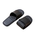 thumbnail image 2 of oqasdz Women's Slippers Portable Travel Shower Slippers for Solid Color Soft Lightweight Indoor Outdoor Hotel Swimming House Shoes,Black, 2 of 3