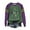 Green, variant on Aoiroe Sweatshirts For Women Loose Fit Cute Sweatshirts Printed Sweaters For Women Ladies Hoodies Pullover Crew Neck Sweatshirts Women Women'S Fashion Sweatshirts Womens Casual Sweatshirt Purple 2XL
