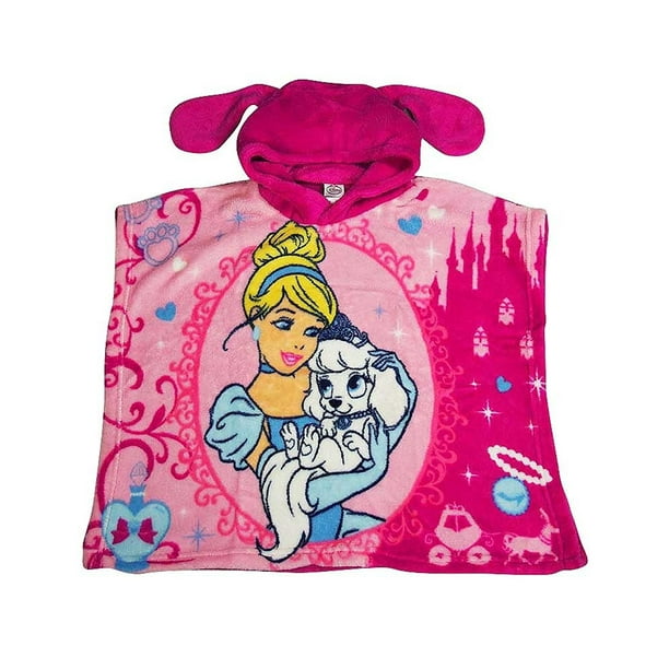 Disney Princess - Little Girls Hooded Bath Towel Pink ...