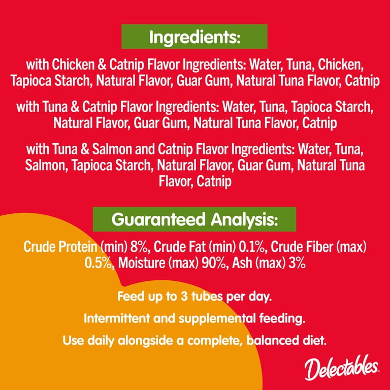 Hartz, Delectables Squeeze Up Catnip Flavored Treat, 20ct
