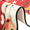 thumbnail image 6 of SKYSONIC 2'X6' Merry Christmas Santa Runner Rug with Rubber Backing, Funny Xmas Reindeer Non Slip Entryway Rug Runner Washable Soft Area Rug Carpet for Hallway Bedroom Kitchen Decor, 6 of 6