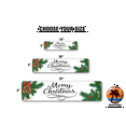 thumbnail image 3 of Merry Christmas Stickers Outdoor/Indoor for Office, Home Decoration, Wall, Window Decals, Super Highly Reflective Aluminum Curb Wrap Santa Stickers, Easy Peel & Stick (5"x20" ), 3 of 6