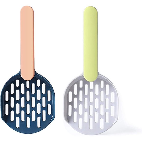 2 Pack Cat Litter Shovel, Durable Abs Plastic Litter Shovel, Cat Litter Shovel, Pet Cleaning Tool, Instantly Filters Cat Litter And Feces