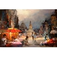 thumbnail image 2 of Haenraets, Willem 24x17 White Modern Wood Framed Museum Art Print Titled - Cafe Rouge II, 2 of 4