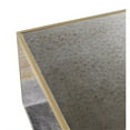 thumbnail image 6 of Maklaine 18.5"H Mirrored Modern Glass and MDF Coffee Table in Gold, 6 of 11