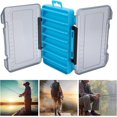 thumbnail image 5 of Fishing Accessories Storage Box with Adjustable Interior Compartments, Blue 19.8*13.5*3.6, 5 of 5