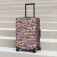 thumbnail image 5 of Yiaed Retro Cassette Print Travel Luggage Cover Suitcase Protector Fits 18-32 Inch Luggage Wheel Covers Patterned Elastic Luggage Anti-scratch（No luggage）-X-Large, 5 of 5