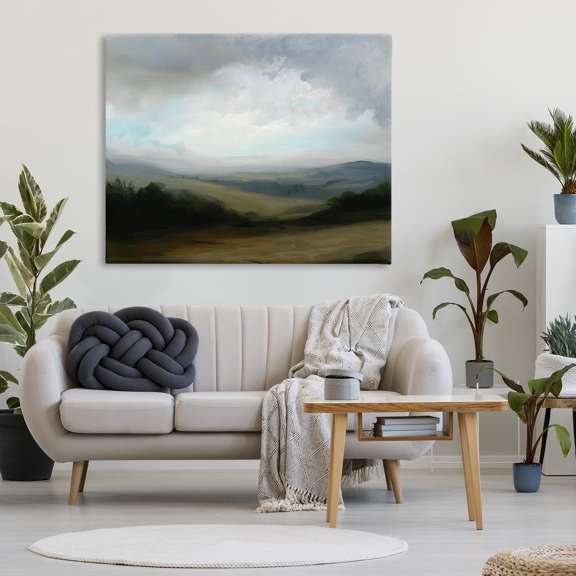 Stupell Industries Refreshed Quiet Rolling Hills Canvas Wall Art, design by Annabelle Hall