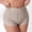 Beige, variant on Womens High Waisted Lace Shapewear Briefs Tummy Control Seamless No Roll Underwear Beige,Size 2XL