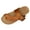 Brown, variant on Women's Thong Slide Sandals Cork Footbed Open Toe Slip on Slippers Comfort Flip Flops Shoes
