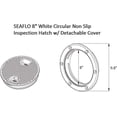 thumbnail image 2 of Seaflo Marine 8" Boat Round Non Slip Inspection Hatch with Detachable Cover, 2 of 4