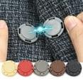 thumbnail image 3 of Farfi 1 Pair Magnetic Snaps Clasps Invisible 8-holes Design Strong Suction Magnetic Clothing Buttons for Coat (Grey,26 mm), 3 of 13