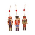 thumbnail image 2 of Colgante de cascanueces para árbol de Navidad, soldado de madera de nogal, decoración colgante para fiesta de Navidad, pared, chimenea, ventana, 2 of 10