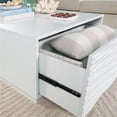 thumbnail image 5 of Pemberly Row Contemporary Engineered Wood Coffee Table in White, 5 of 14