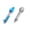 Blue+Clear#002, variant on 2.6mm Fuse Bead Dispenser, One-Button Bead Pen with Transparent Barrel, Smooth Single-Bead Release & Anti-Slip Grip for Kids, Teens and Adults – Ideal for Pixel Art, DIY Projects (Blue+Clear)