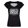 thumbnail image 1 of Grindstore - Camiseta Mantener Lejos de la Luz Solar Directa para Mujer (Negro, Blanco), 1 of 2