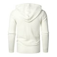 Hood Crew Men's Casual Fleece Sweater Wool Knitted Hoodies Pullover