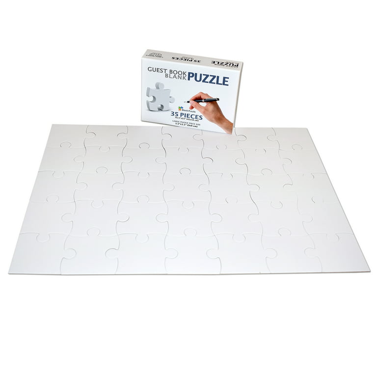 ZEONHAK 30 Sets 11 x 8 Inches Blank Sublimation Puzzle, 120 Pieces