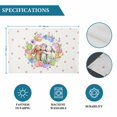 thumbnail image 6 of Easter Cute Rabbits Placemats Set of 4, Colorful Eggs Pink Blue Flowers Pink Pot Placemats for Dining Table, Place Mats for Kitchen Tabletop, Waterproof Wipeable Dining Table Mats Set, 6 of 9