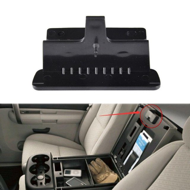 Cubierta del pestillo del apoyabrazos de la consola central para Chevy Silverado 1500/2500 GMC Tahoe Yukon
