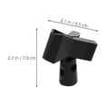 thumbnail image 2 of WEUVEB 4Jgo Clips Para Micrófono Para Soporte Con Instalación Rápida Y Sin Herramientas De Color Negro, 2 of 8
