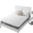 thumbnail image 5 of Water Resistant Mattress Protector Twin Size Soft Microfiber Great for Pets Cool Breathable and Noiseless Safeguard Allows Air and Heat to Pass Through Smooth Top Cooling Smooth Top, 5 of 5