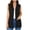 03-Black, variant on Diufon Womens Cardigans Lightweight Casual Soft Sleeveless Vests Dressy Casual Open Front Cardigan with Pockets