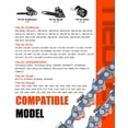 thumbnail image 4 of Cadena para Motosierra NEO-TEC 16" 3/8" Paso LP 0.050 Calibre 56 Eslabones Paquete de 3, 4 of 8